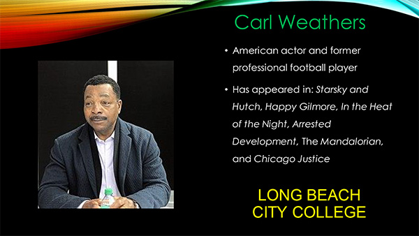 Black History Month - Carl Weathers
